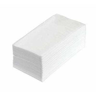 Serviettes 1 épaisseur pli 1/4, 33,0 cm x 33,0 cm, blanc