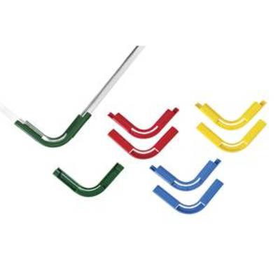 Set de 8 clips d'identification, couleur, polypropylène, jaune, vert, rouge, bleu, Cambro