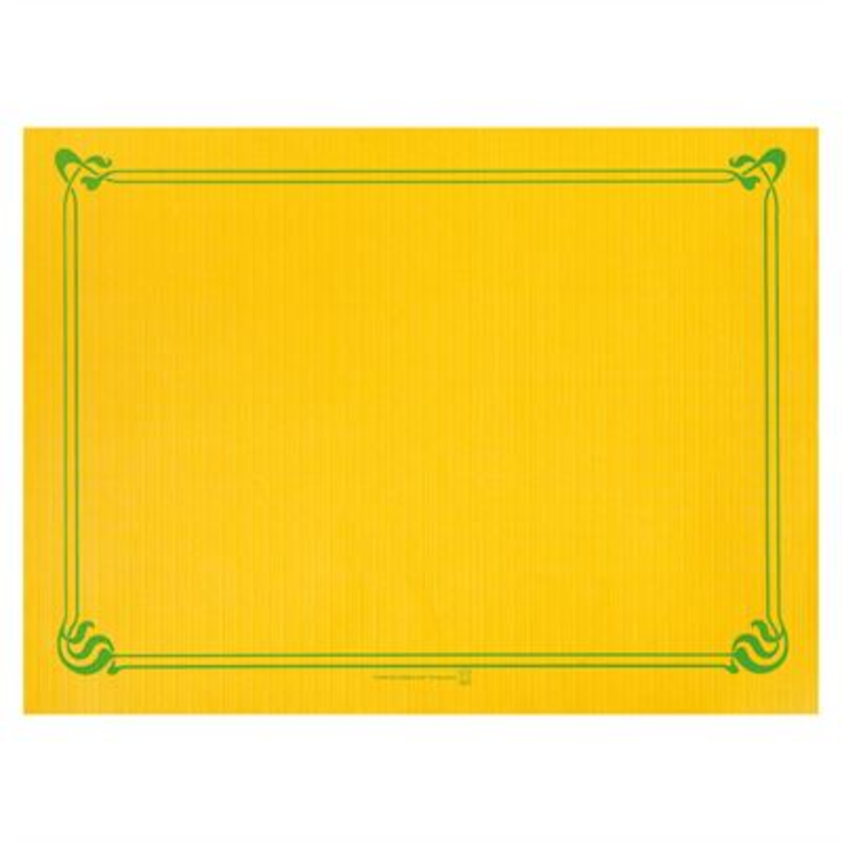 Set de table 31x43 cm jaune Soleil x 2000 Garcia de Pou - 144.06
