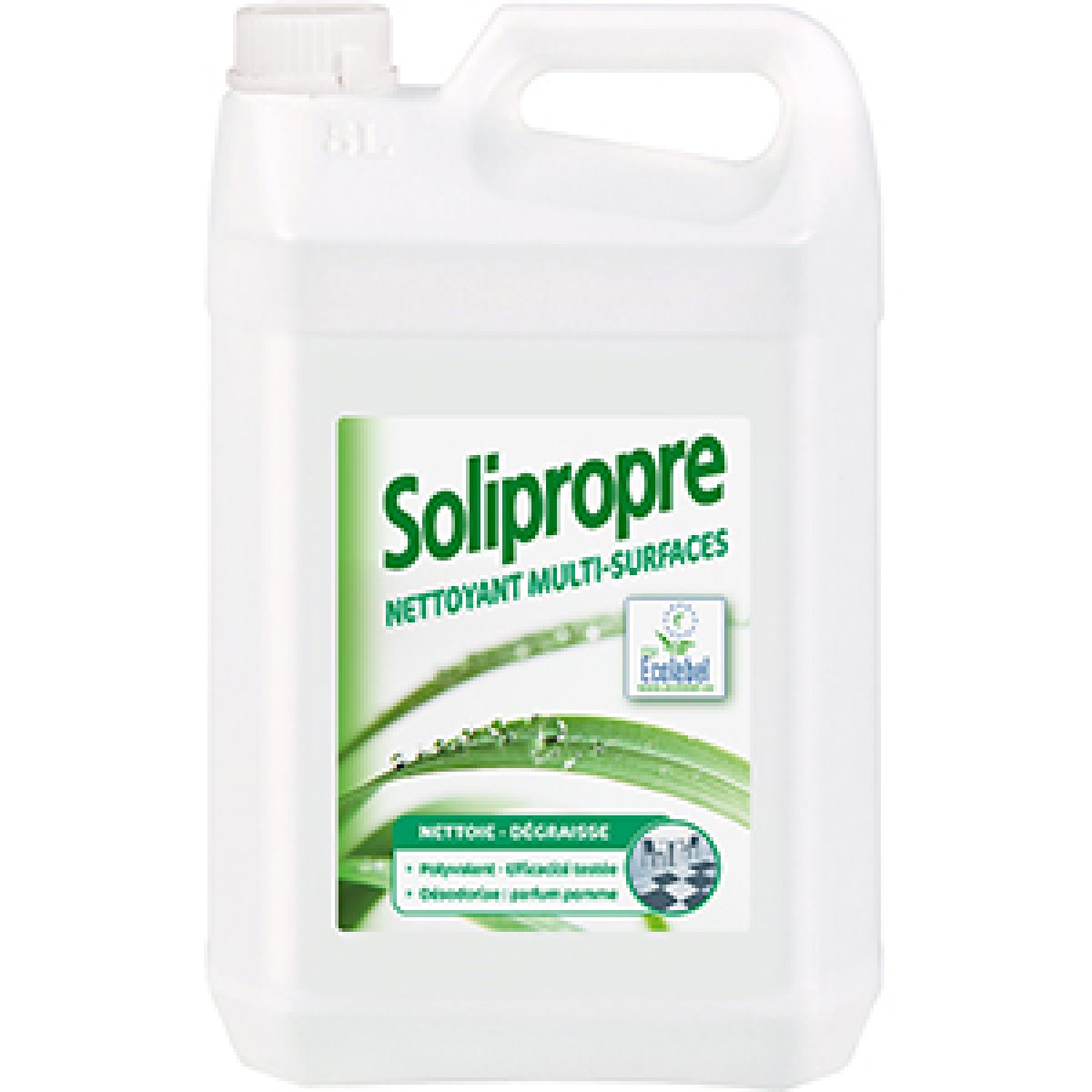 Solipropre Nettoyant multi-surfaces Ecolabel 5L