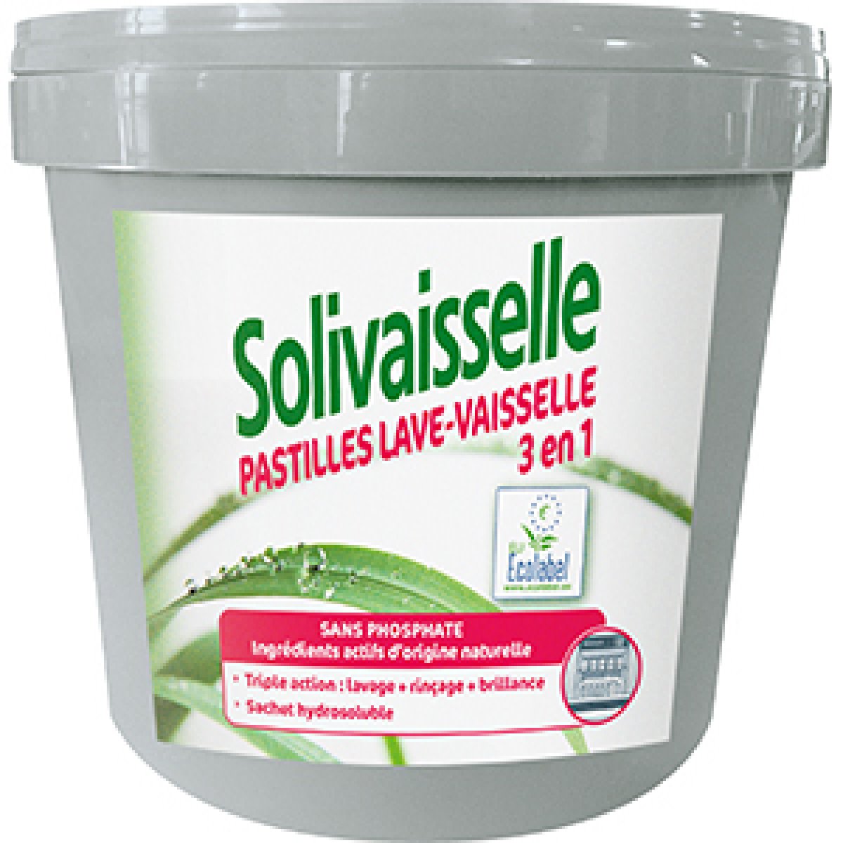 Solivaisselle Pastilles lave-vaisselle 3en1 Ecolabel