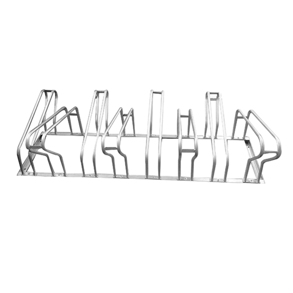 Support 8 vélos - Range-vélos et racks - Idéal pour ranger, attacher et sécuriser les vélos près des enrées des parcs, des entreprises, des parkings publics, des supermarchés ou des parcours de santé.