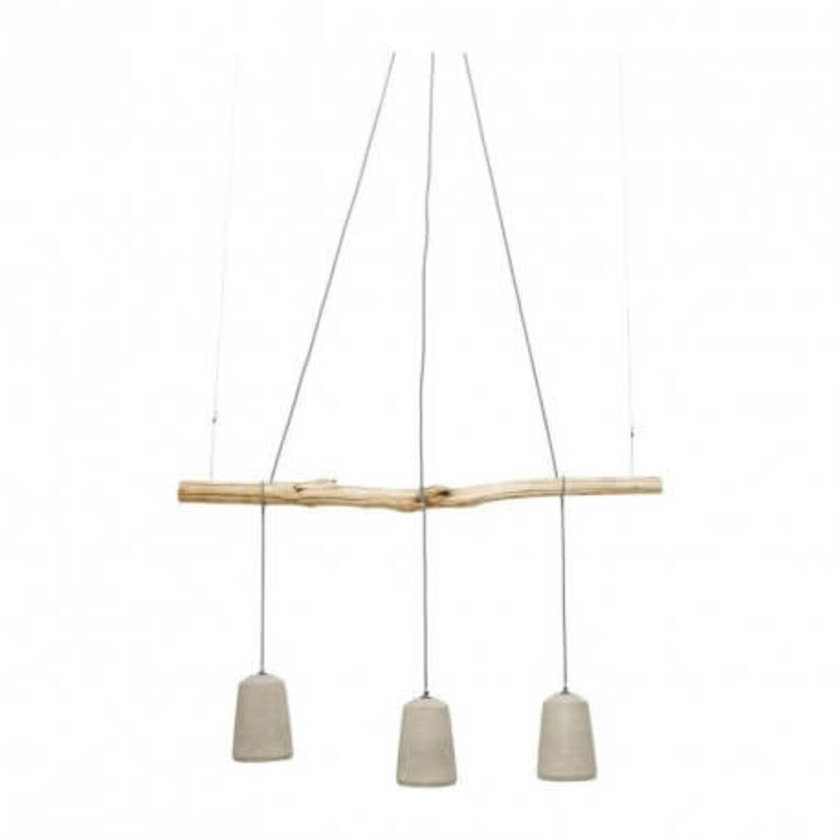 Suspension béton et bois Dining Concrete L120 cm