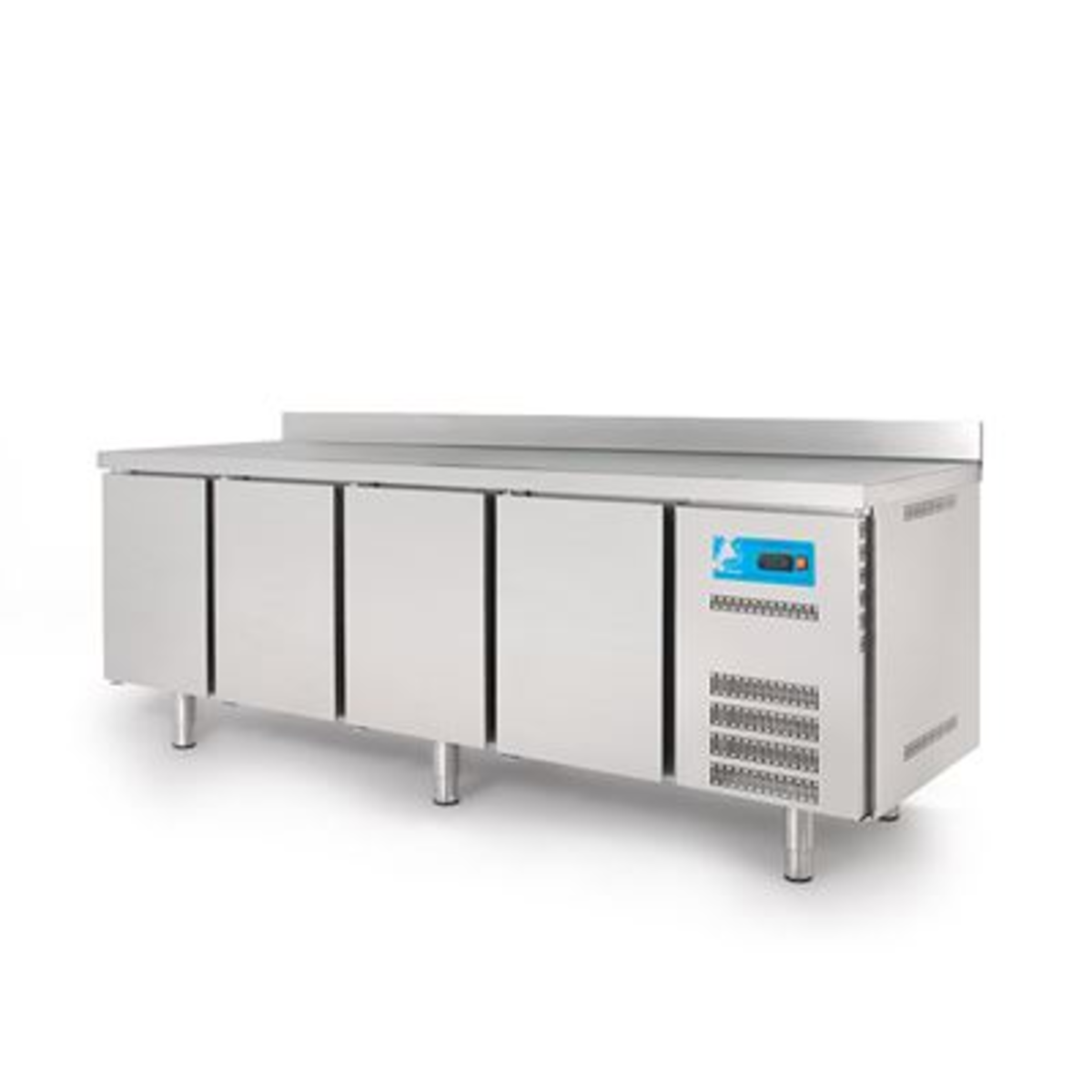 Table réfrigérée positive 4 portes inox AISI-430 560L - Coreco - TSR-250