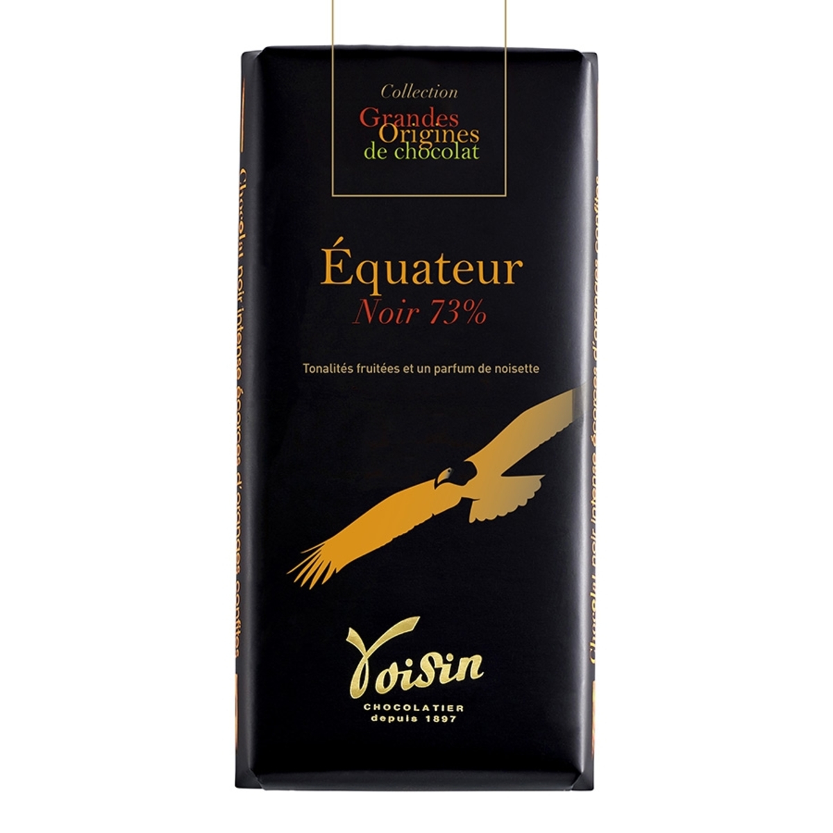 Tablette chocolat grand cru Equateur Voisin 100g