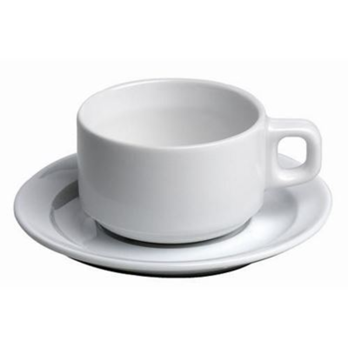 Tasse à  thé porcelaine Oslo blanc 15 cl x 12 Sarreguemines