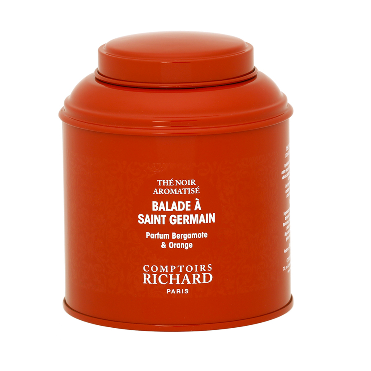 Thé noir aromatisé Balade à Saint-Germain boîte dôme 100g