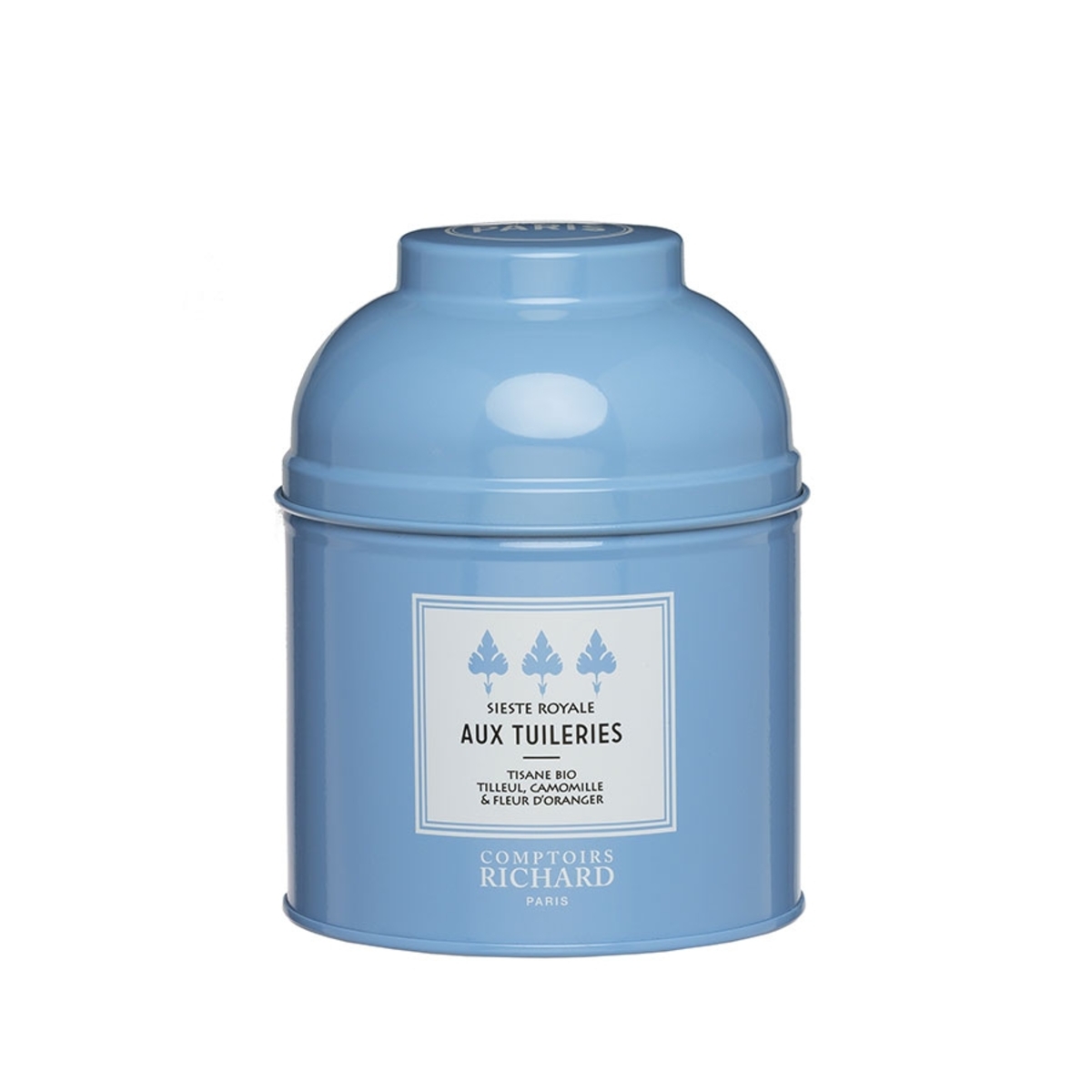 Tisane bio tilleul camomille et fleurs d'oranger Sieste Royale aux Tuileries Ville de Paris sachets mousseline x15