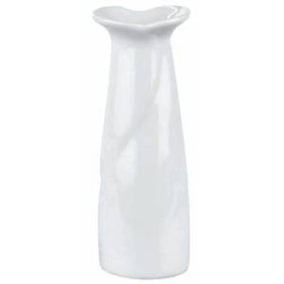 Vase rond, matériau porcelaine x 12,5 cm, Ø 3,5 cm, blanc