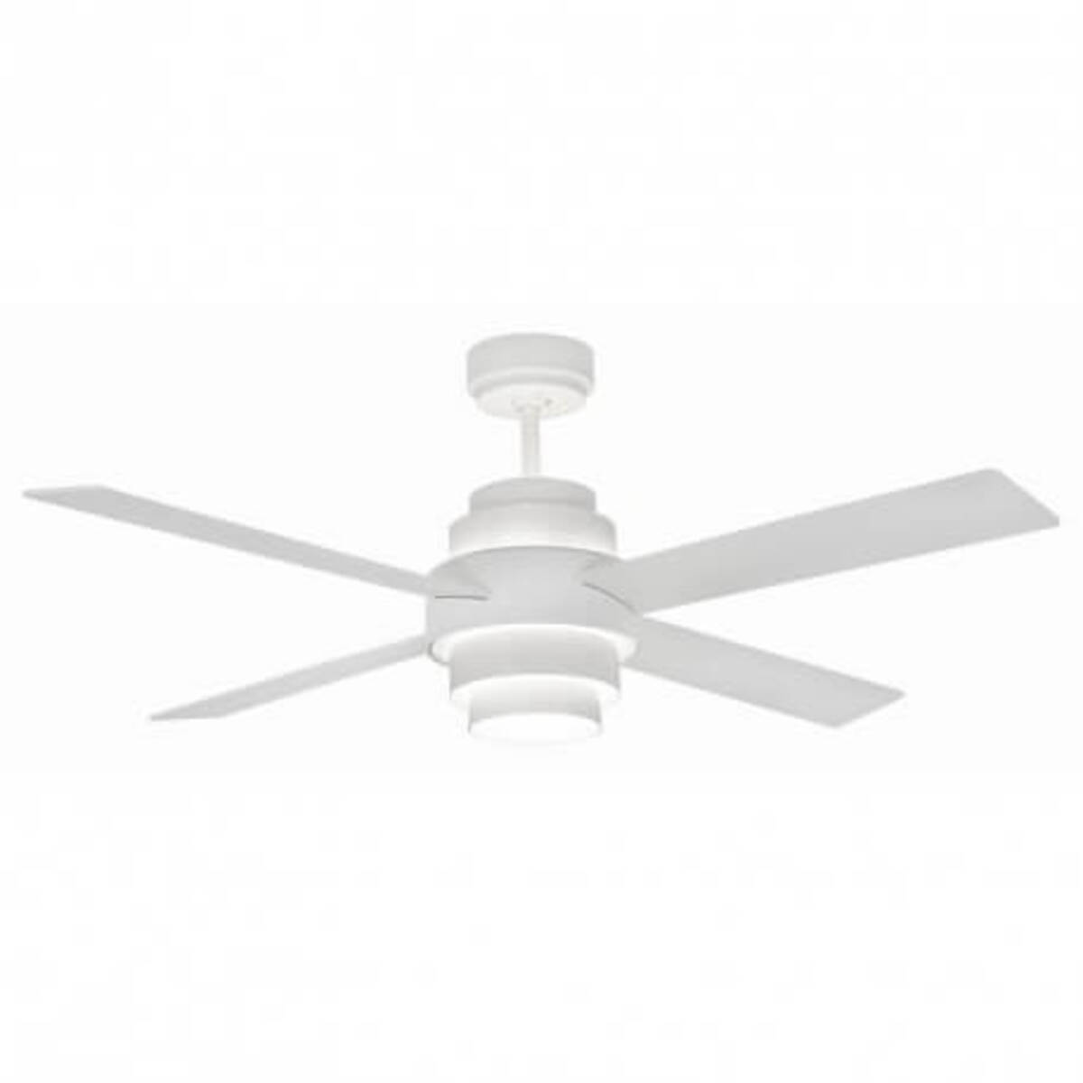 Ventilateur de plafond LED Disc D132 cm - Blanc