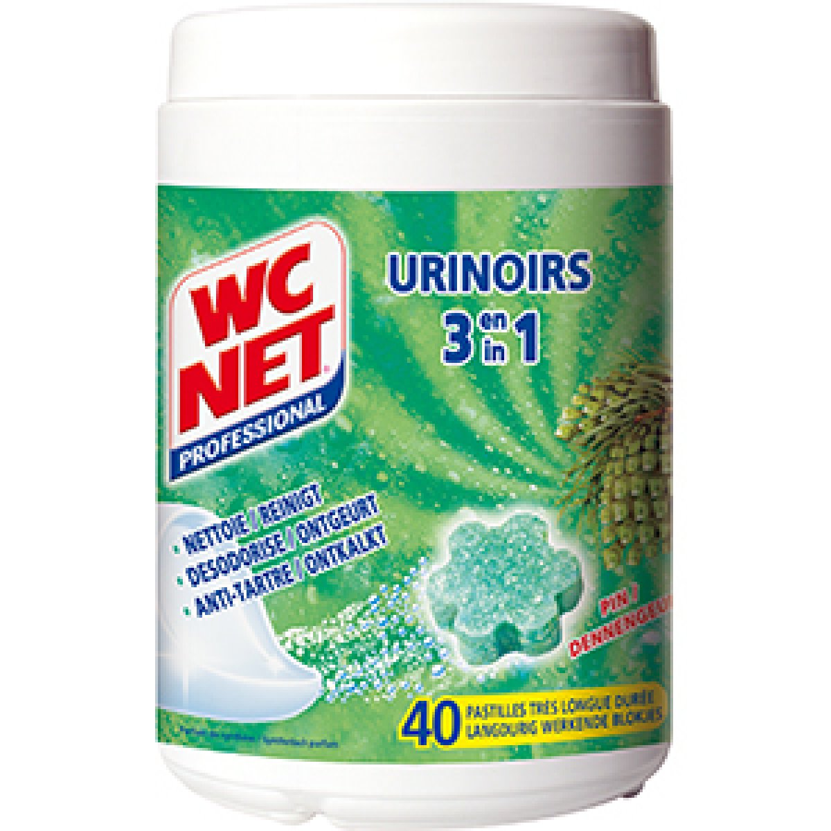 WC Net Urinoirs 3 en 1 x40